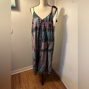 Chic Patchwork Maxi Dress